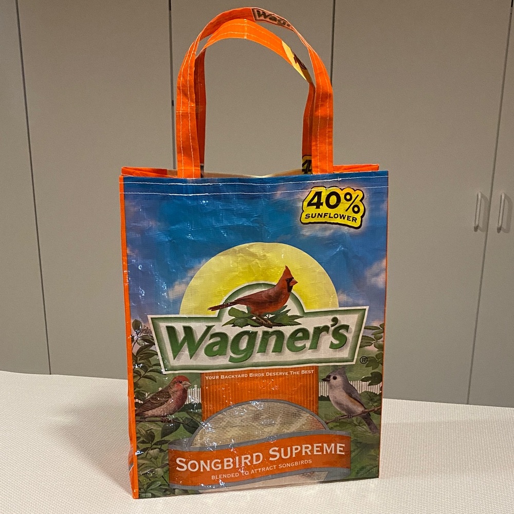 🌼3/$20🌼 Upcycled Reusable Wagner Bird Seed Tote Bag ♻️